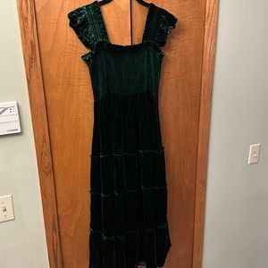 Hill House Home Emerald Velvet Nap Dress